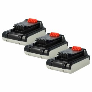 Bateria vhbw 18V 2000 mAh Li-Ion para Black & Decker LB018-OPE (Pack 3x)