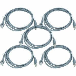 Cabo USB para RJ45 vhbw - Substituição Datalogic CAB-412, 90A051922 (Pack 5x)