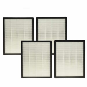Jogo de 4 Filtros HEPA vhbw compatíveis com Philips FY5185/30, FY5182/30
