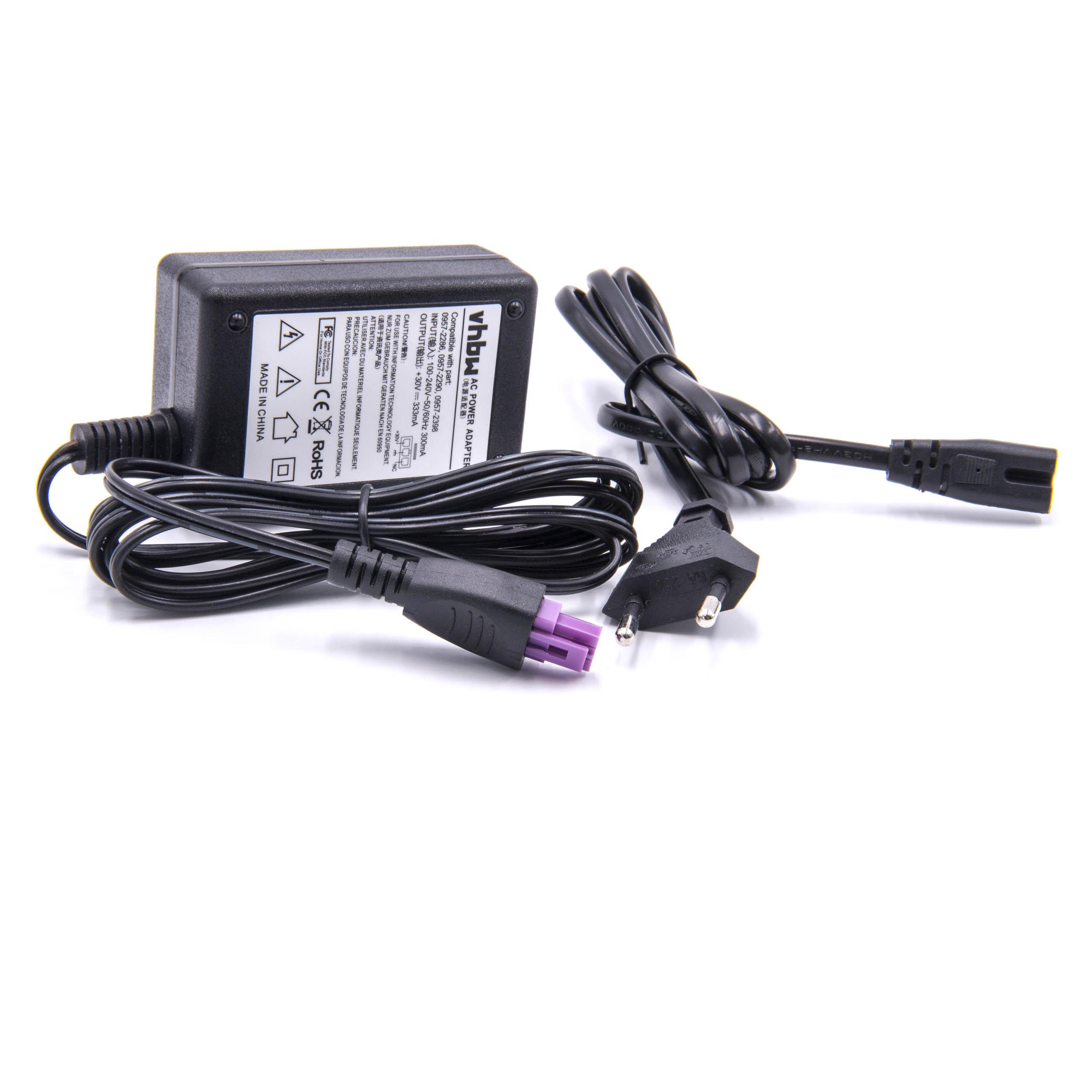 Adaptador de Alimentação vhbw para Impressora HP (substitui 0957-2286, 0957-2290, 0957-2398)