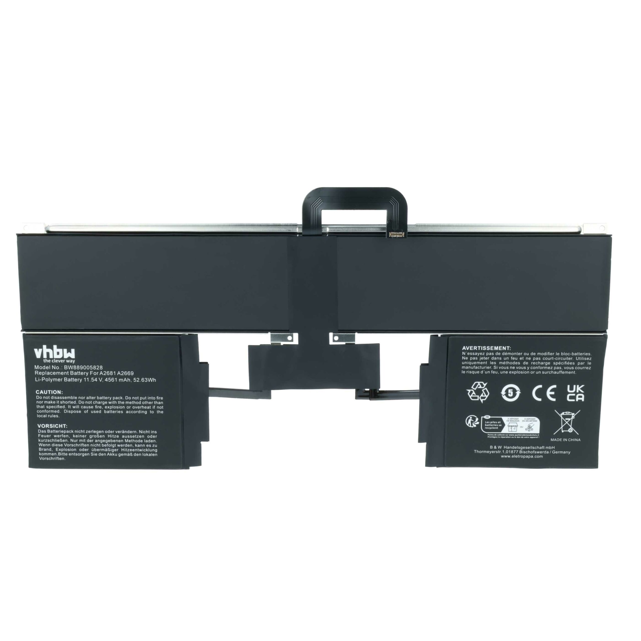 Bateria vhbw para Tablet Apple A2669 - 4561 mAh 11.54 V Li-polímero - Image 3