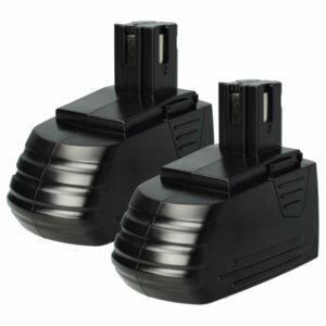 2x Bateria compatível Hilti SFB126A, SFB126, SFB121 - 3000 mAh, 12 V, NiMH