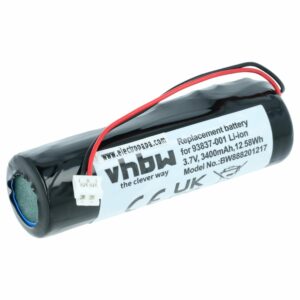 Bateria vhbw para Wahl 93837-001, 93837-200 - 3400 mAh 3.7V Li-Ion