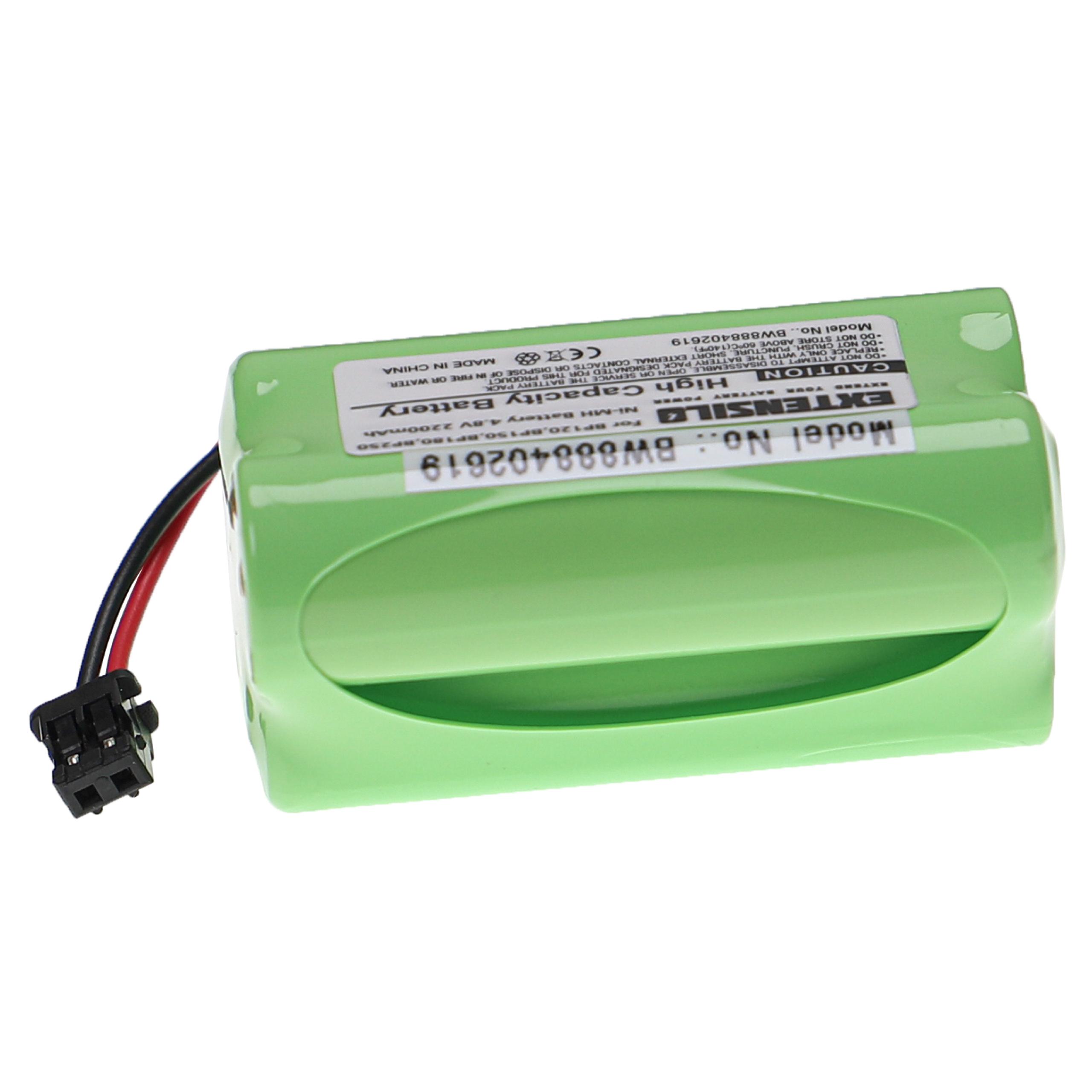 Bateria de Substituição EXTENSILO para Rádios Uniden, Radio Shack, Albrecht, Icom - 2200 mAh 4.8V NiMH - Image 4