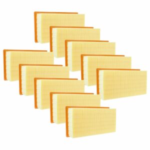 Pack de 10 Filtros Plissados para Aspirador Festool 452065 | vhbw