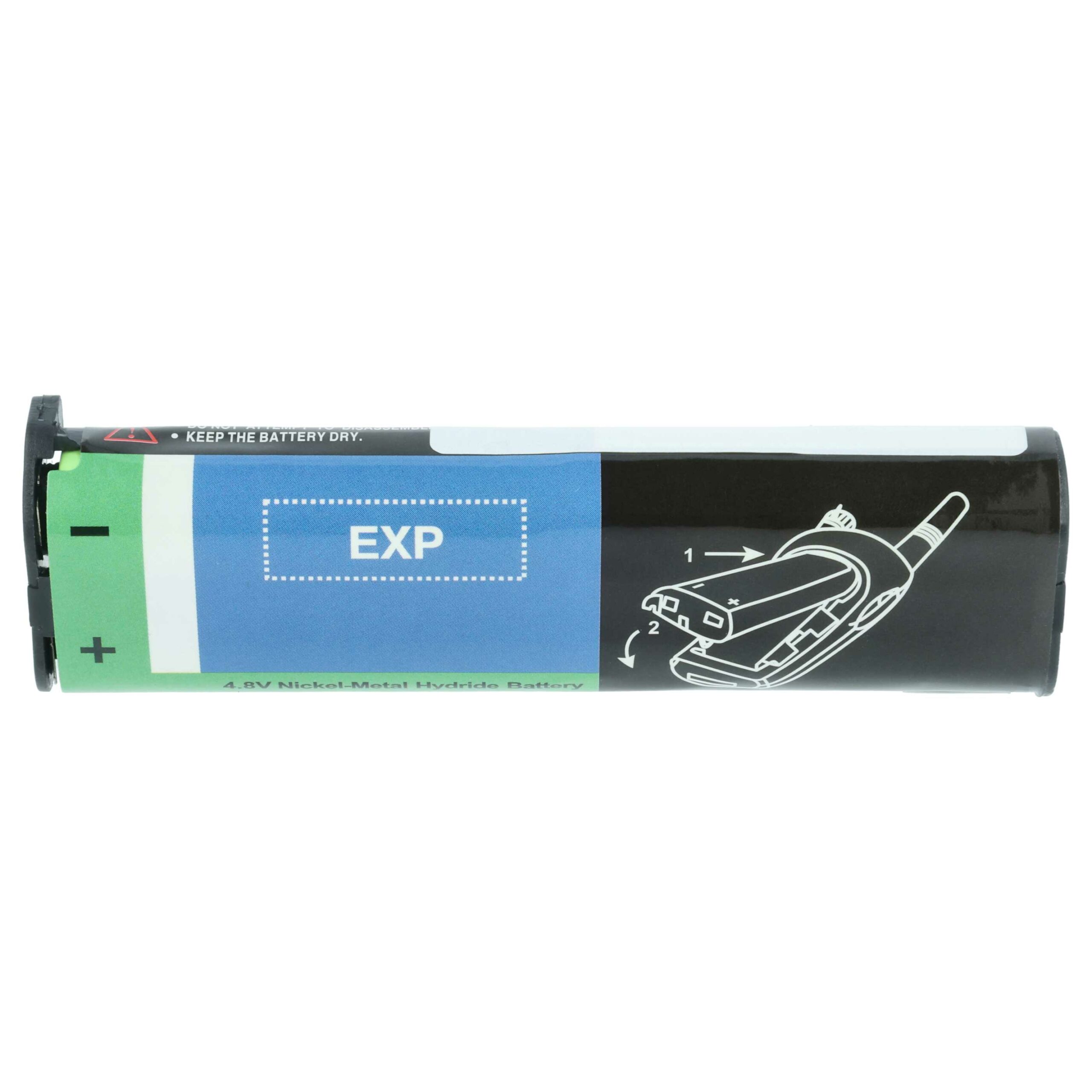 2x Bateria para Rádio Motorola NNTN4190, NTN8657, NTN8970A, NNTN4190A, NNTN4190AR - 1200 mAh 4.8 V NiMH - Image 4