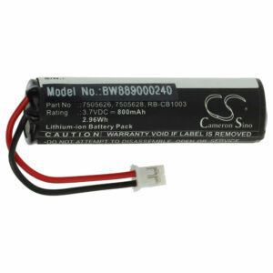 Bateria vhbw para Morita 7505626, 7505628, RB-CB1003 - 800 mAh 3.7 V Li-Ion
