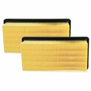 2x Filtro plissado plano vhbw substitui Kärcher 6.414-971.0 para aspiradores Kärcher