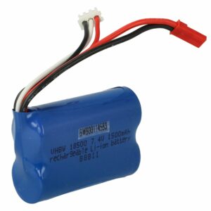 Bateria vhbw para Drone Revell 44091 - 1500 mAh 7.4 V Li-Ion