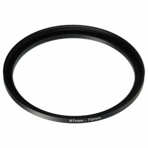 Adaptador de Aumento de Diâmetro 67 mm para 72 mm vhbw para Objetivas de Câmara