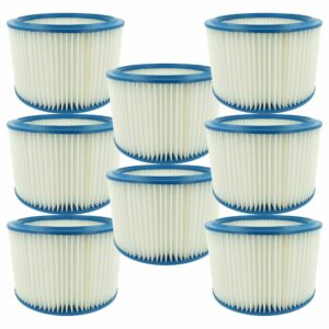 8x Filtro de Substituição vhbw para Aspirador Festool 496406