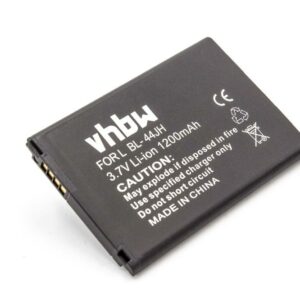 Bateria para Telemóvel LG EAC61878801, EAC61839006, EAC61839001, BL-44JH - 1200 mAh 3.7 V Li-Ion vhbw