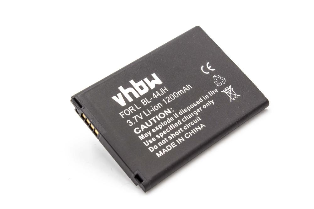 Bateria para Telemóvel LG EAC61878801, EAC61839006, EAC61839001, BL-44JH - 1200 mAh 3.7 V Li-Ion vhbw
