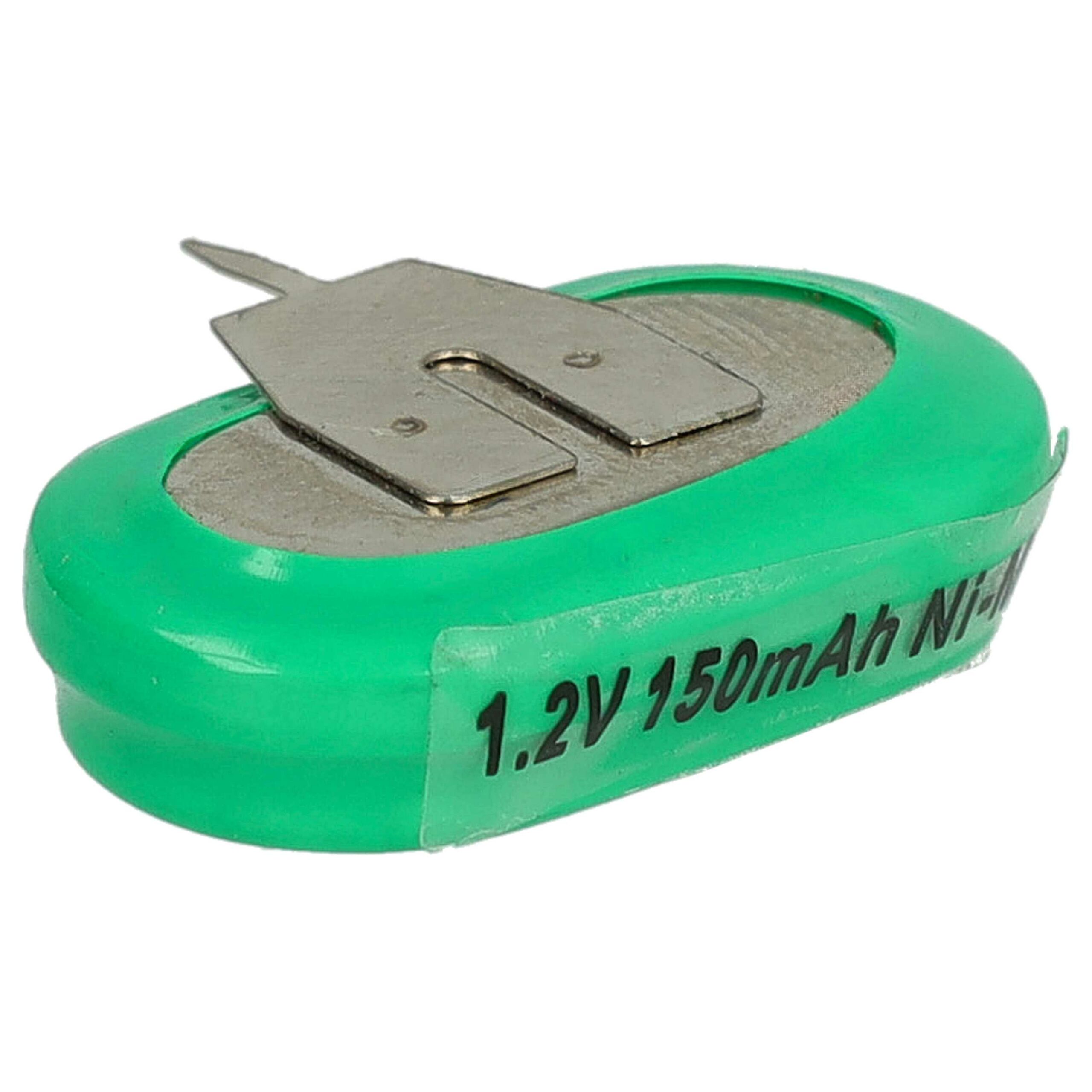 Bateria Recarregável Tipo 1/V150H 3 Pinos vhbw - 150 mAh 1.2V NiMH (Pack 5 unidades) - Image 2