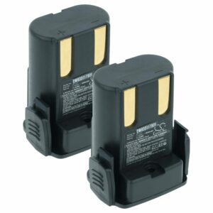 Bateria vhbw para Aesculap GT201 - 2 Unidades 1600 mAh 7.4 V Li-Ion