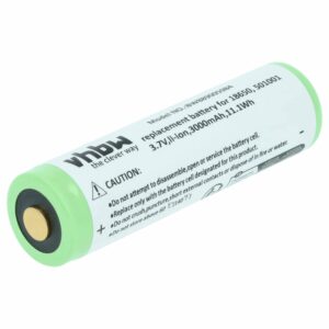 Bateria vhbw 3000 mAh 3.7 V Li-Ion para Lanterna Ledlenser 501001