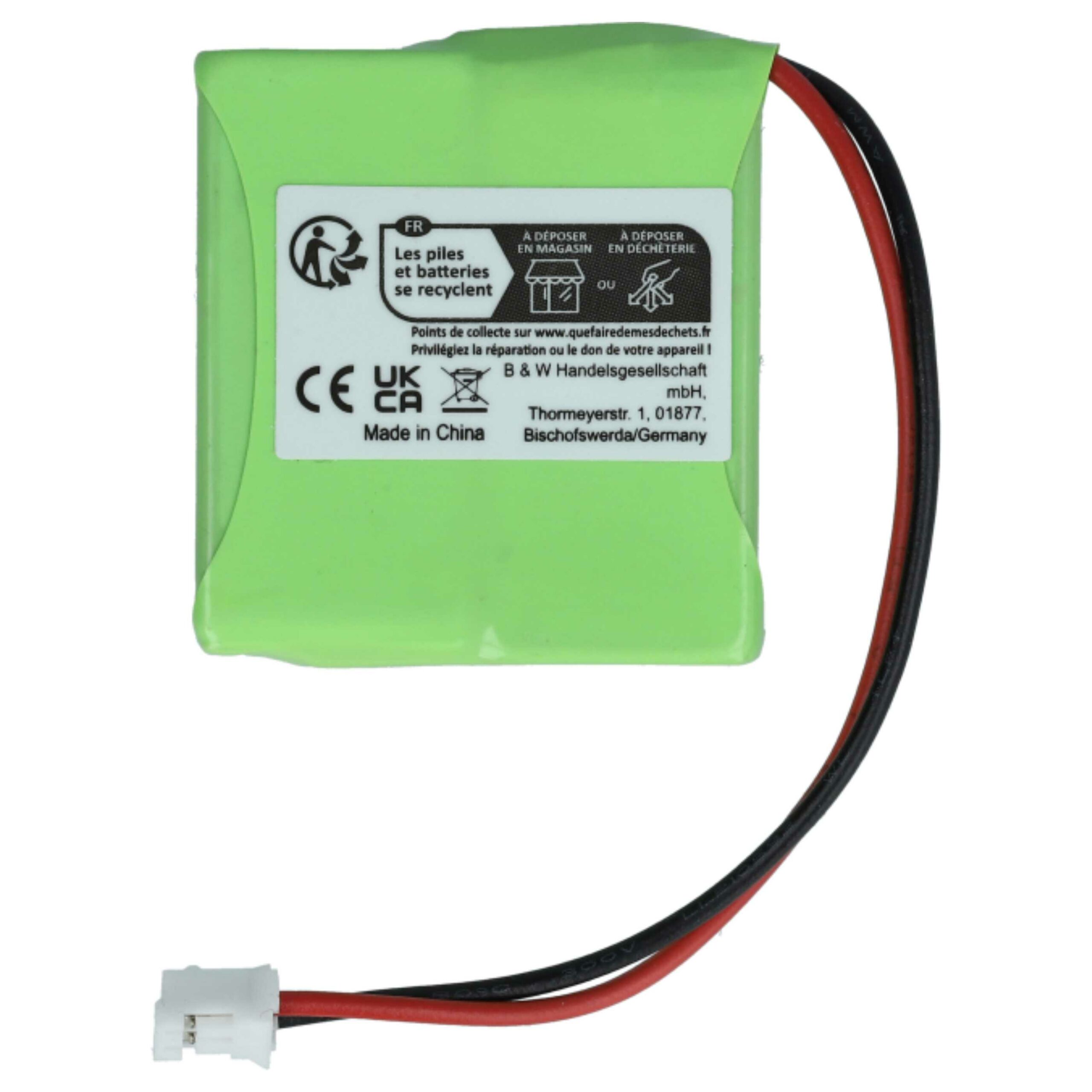 10x Bateria vhbw para telefone fixo Siemens/Swisscom S30852-D1751-X1 - 650 mAh 2.4 V NiMH - Image 4