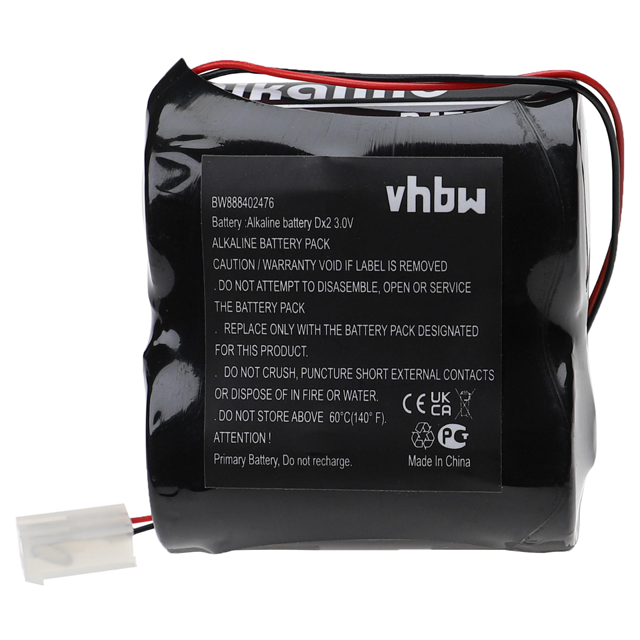 Bateria para Sistema de Alarme ABUS FU2986 - 2x 15 Ah 3V Alcalina vhbw - Image 2