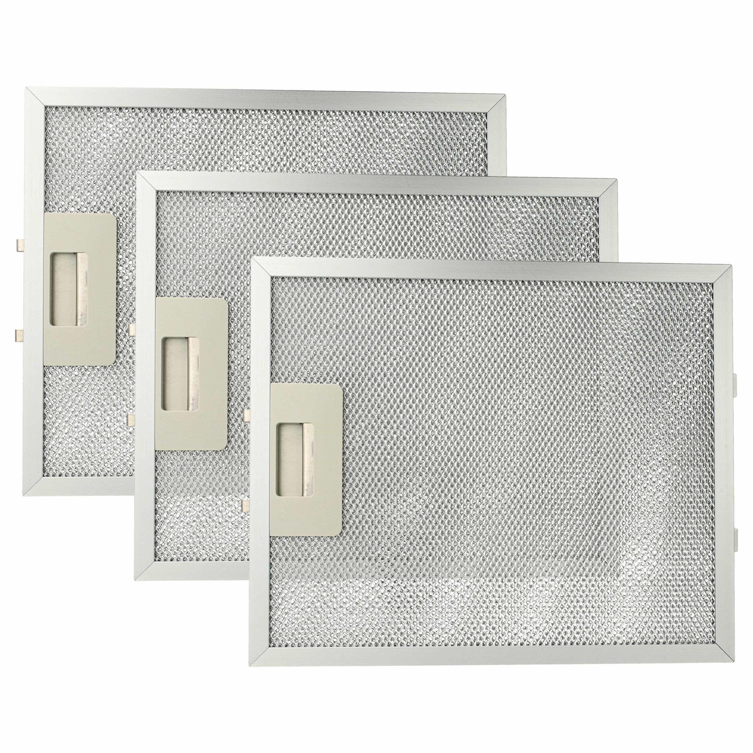 3x Filtro de Gordura Metal Longa Duração compatível com AEG 4055101671