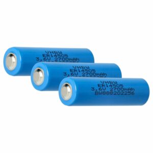 Bateria ER14505 vhbw Premium para Viessmann - 2700 mAh 3.6 V Li-SOCl2 (Pack 3x)