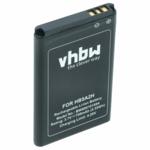 Bateria para Telemóvel Huawei HB5A2H - 1100 mAh 3.7 V Li-Ion vhbw