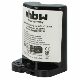 Bateria de substituição vhbw para iRobot ABL-C, M611020 - 2600mAh, 10.8V, Li-Ion