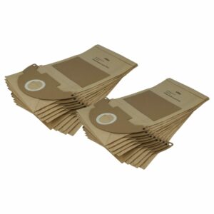20x Sacos para Aspirador substitui Kärcher 6.904-143 - papel vhbw