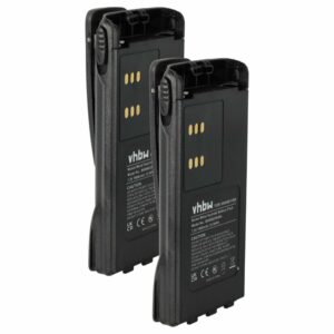 2x Bateria NiMH para Motorola GP320, GP340, GP360, GP380 - 1800 mAh 7.2 V + Clip de Cintura