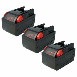 Pack de 3 Baterias vhbw para AEG Milwaukee 48-11-1830, 48-11-2830 - 28 V, 3000 mAh, Li-Ion
