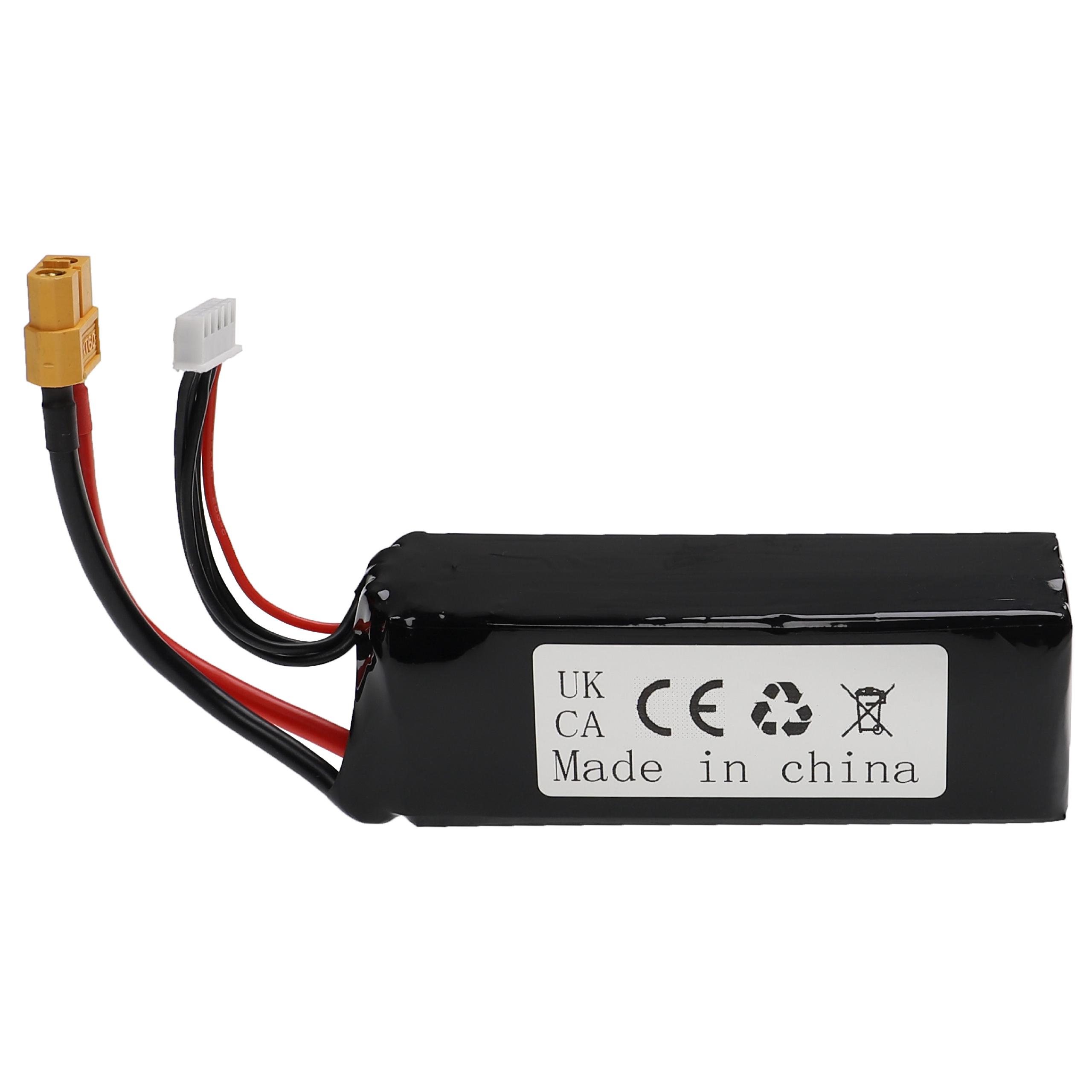 Bateria vhbw 2000 mAh 14.8V Li-polymer XT60 para Modelos Telecomandados - Image 2