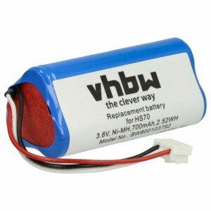 Bateria para Aparador Wella/Tondeo vhbw 700 mAh 3.6V NiMH