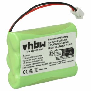 Bateria vhbw compatível com monitores de bebé Motorola, Oricom e Summer Infant - 800 mAh 3.6V NiMH