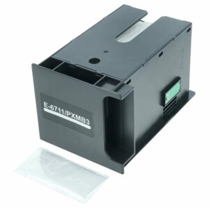 Recipiente de Tinta Residual Compatível com Impressora Epson WF-3010DW - Preto vhbw