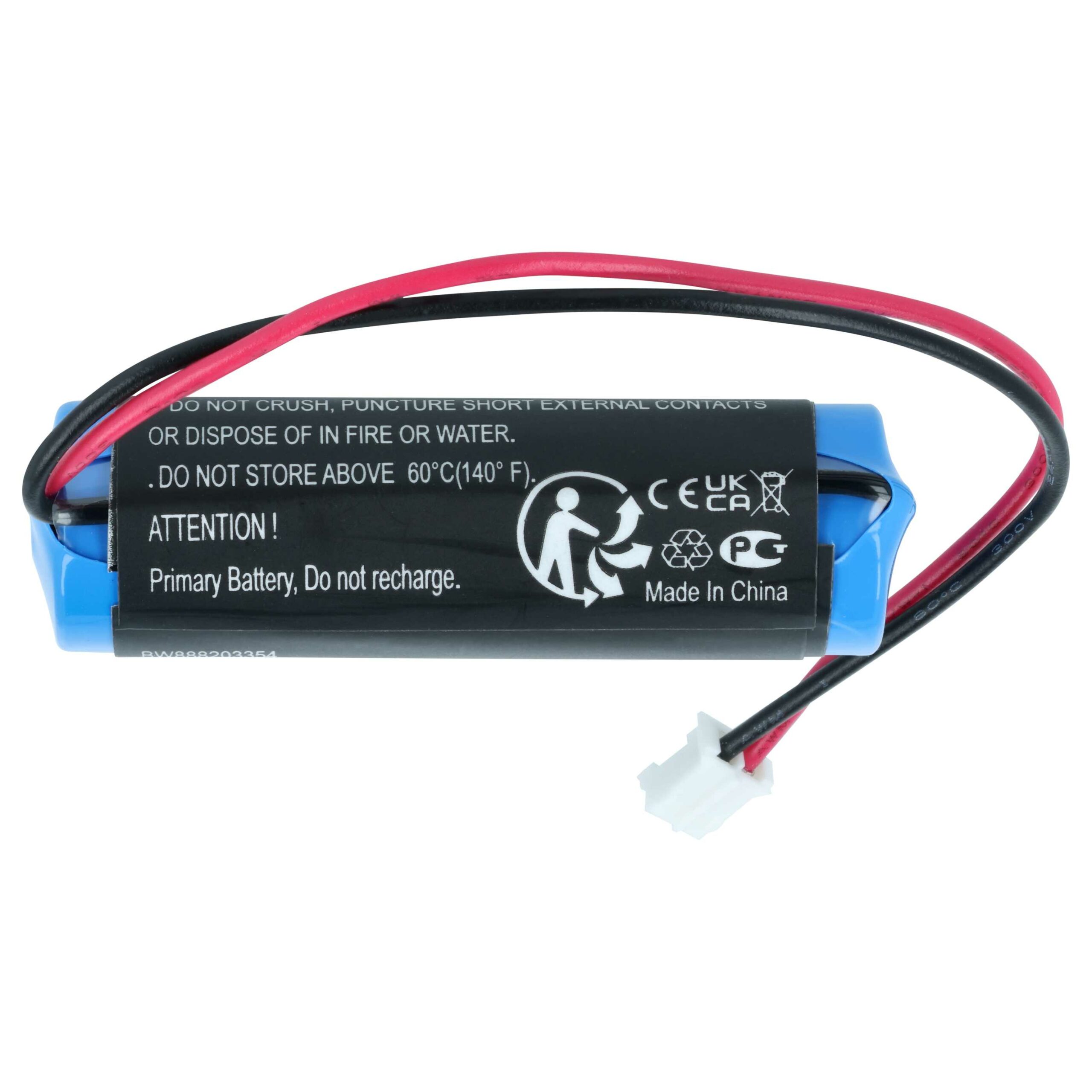 Bateria vhbw 10x para Detetor de Gás Dräger 8326856, 8326186 - 2700 mAh 3.6 V Li-SOCl2 - Image 4