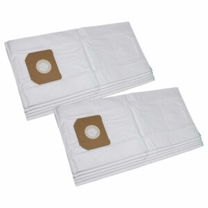 Pack 10x Sacos de Aspirador vhbw para Flex 329.630 e Aspiradores Menzer - Microfleece