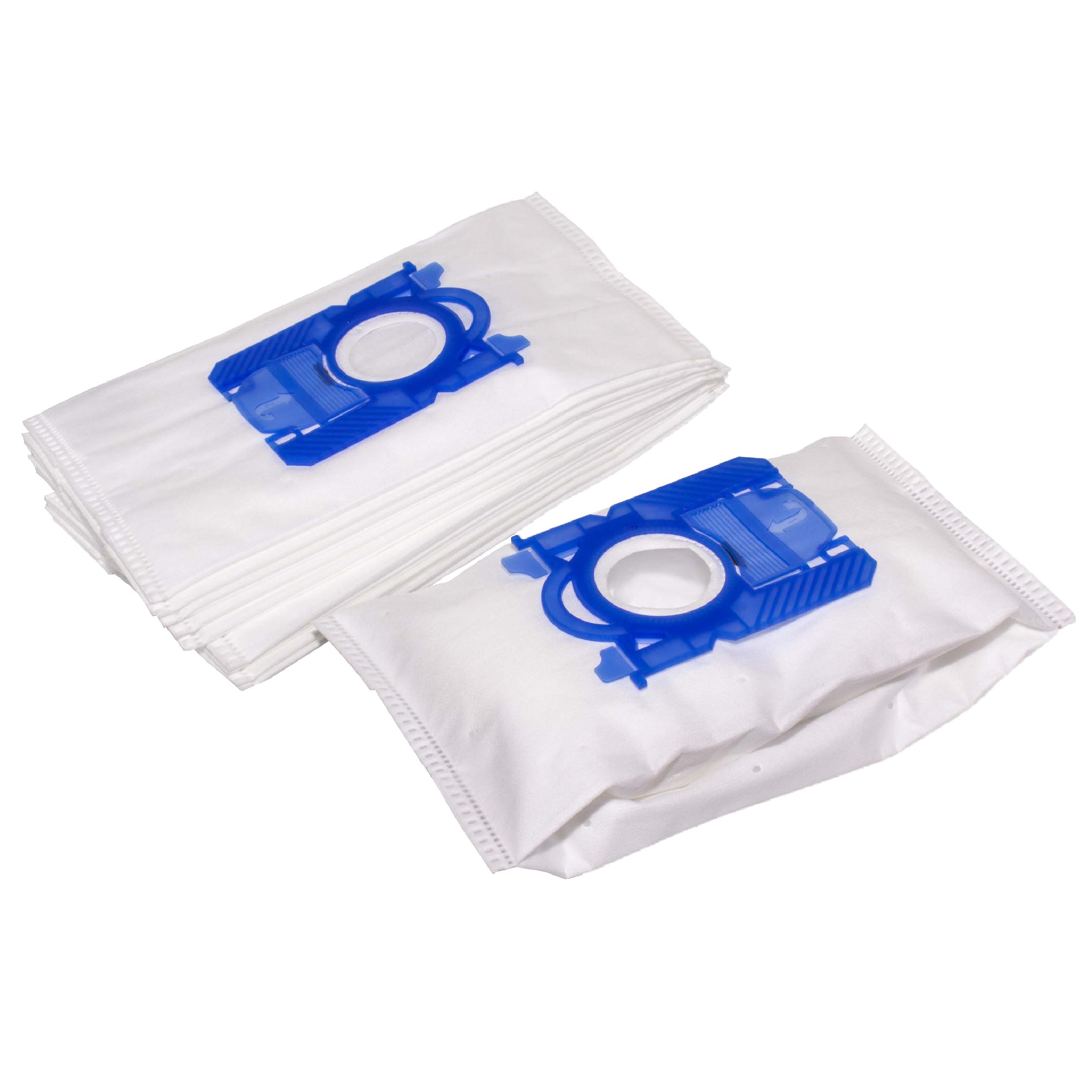 10x Saco para Aspirador Substitui AEG/Electrolux Tamanho E18, E15 para Aspiradores Miostar - Microfibra