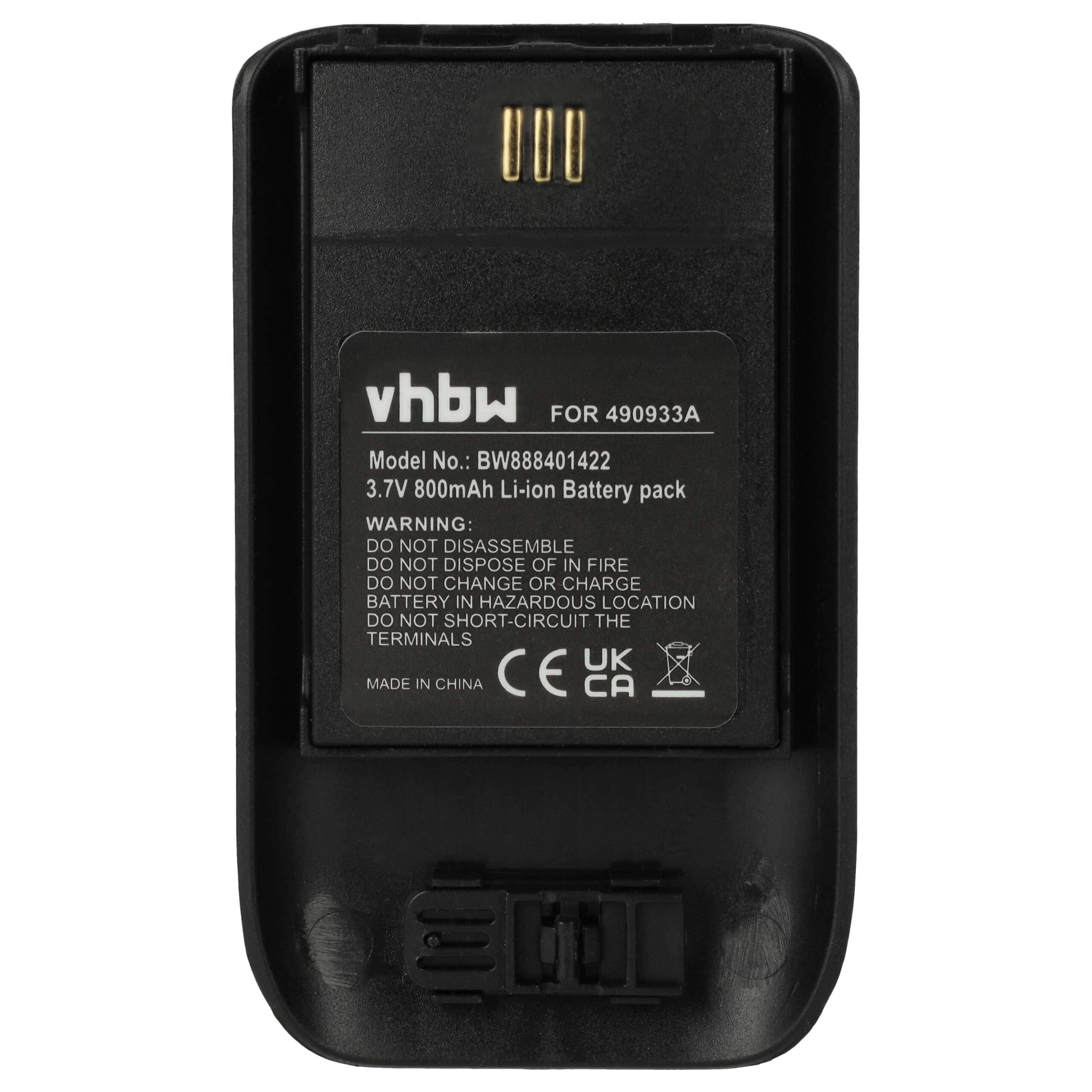 Bateria vhbw para Innovaphone, Mitel e Ascom (DECT) - 800 mAh 3.7V Li-Ion - Image 3