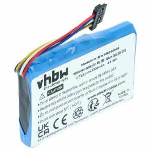 Bateria vhbw para GPS Mitac Mio E3MIO2135211 - 1300mAh, 3.7V