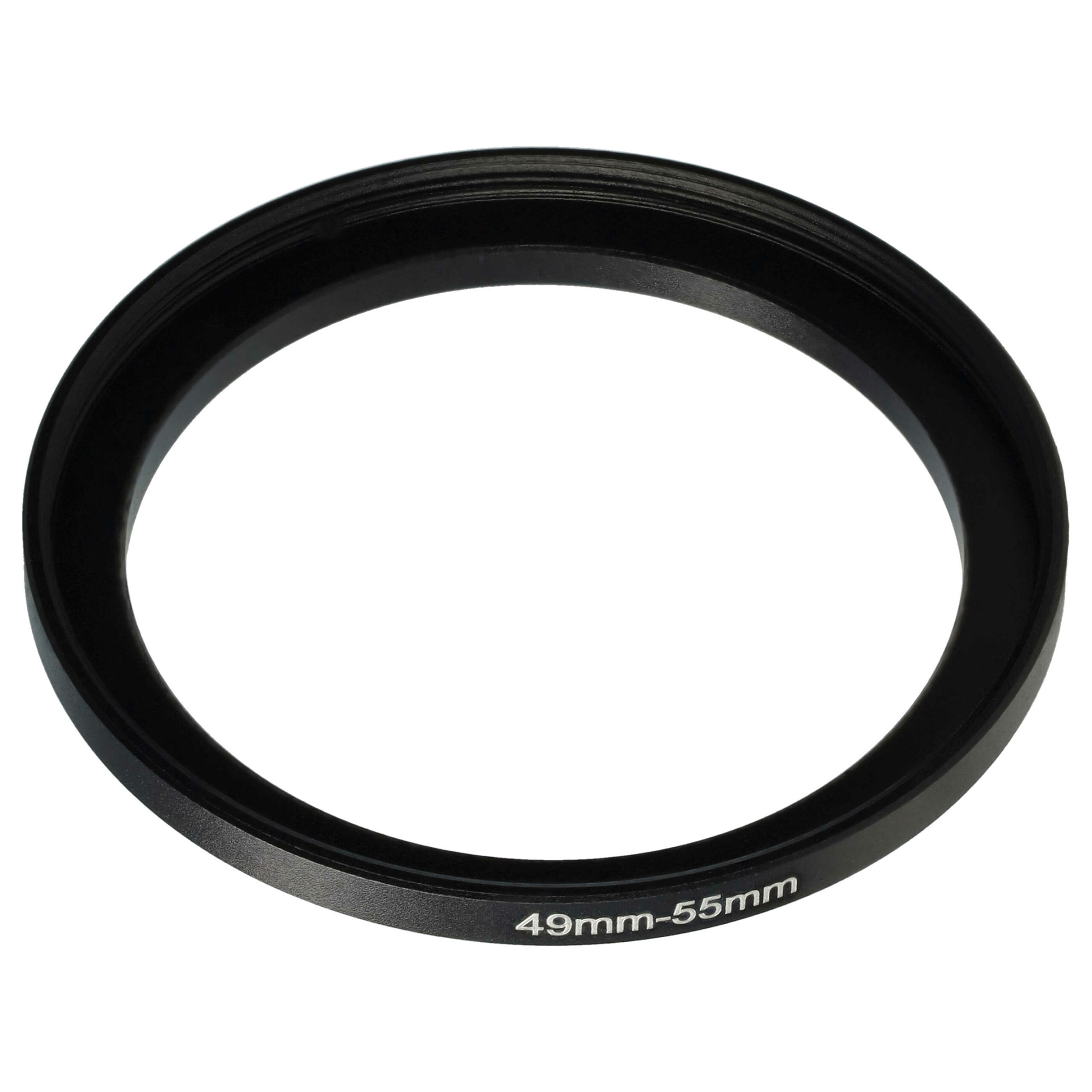 Adaptador de Anel Step-Up 49mm para 55mm para Objetivas de Câmara - vhbw