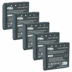 5x Bateria de Substituição para Telecomando HBC BA206000, BA203000, BA205030 - 700 mAh