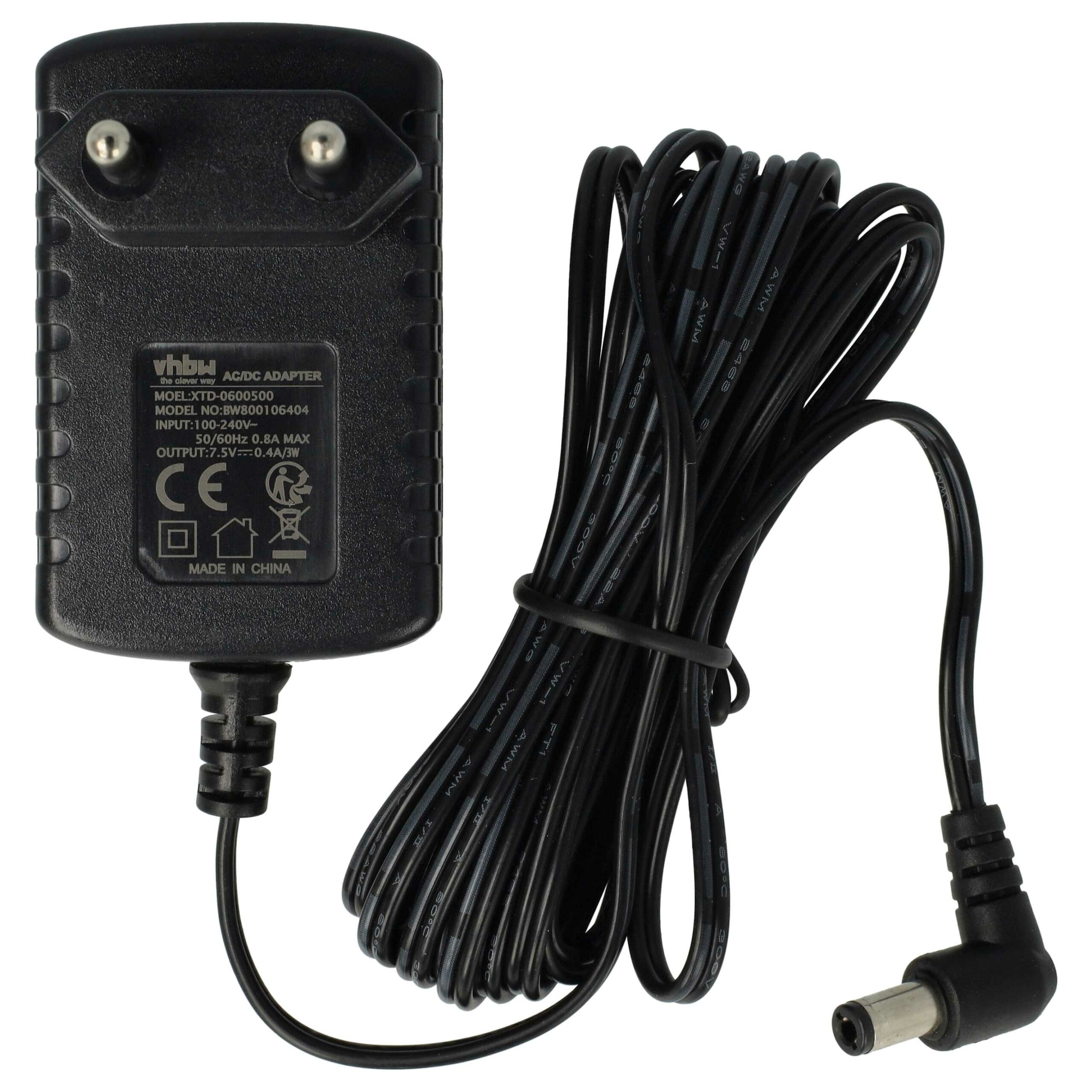 Adaptador de Alimentação AC vhbw para Monitores Philips - Substitui 996510030984, 996510030981 - Image 3