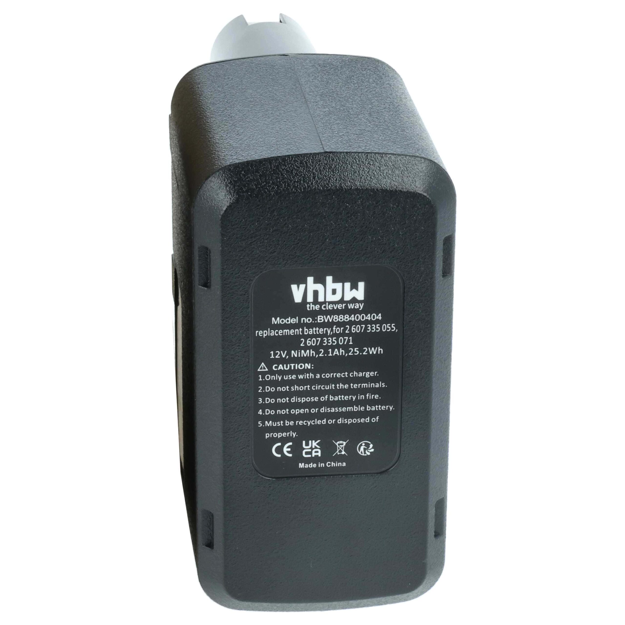 Pack de 3 Baterias vhbw para Ferramentas Bosch 12V 2100 mAh NiMH - Image 3