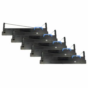 Pack 5x Fita de Tinta para Impressora Matricial Tally 099003L - Preta vhbw