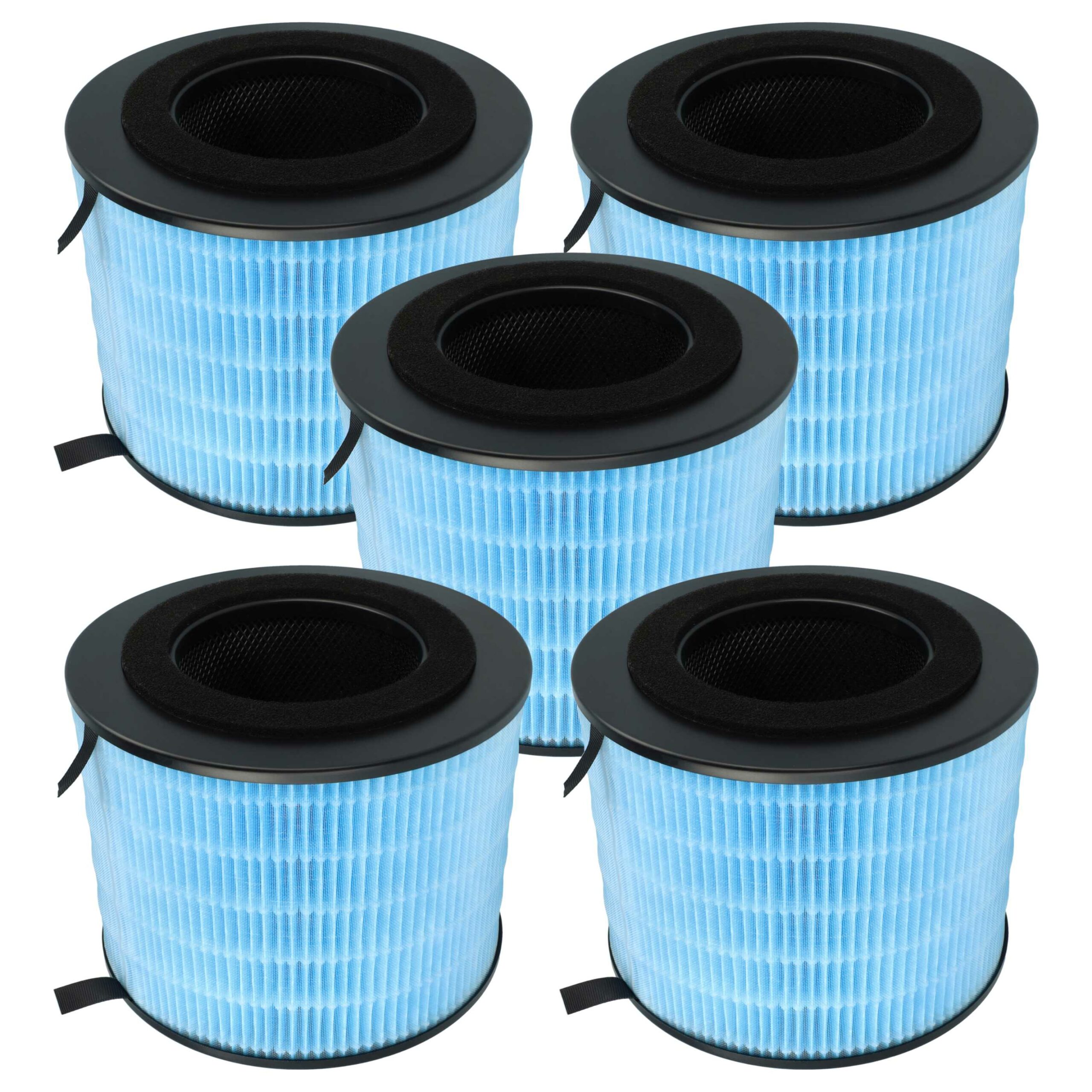 5x Filtro de Substituição para Philips FYM220/30 - Carvão Ativado + Filtro de Partículas