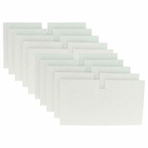 Filtro de Ar vhbw para Ventilação Lunos 9/FALD - Branco (Embalagem com 10 unidades)