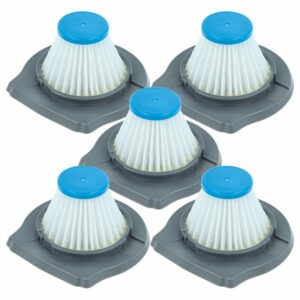 Filtro de Substituição vhbw para Aspirador Black & Decker HLVCF10 - Pack de 5