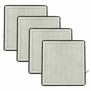 Conjunto de 4 Filtros de Substituição para Purificador Beurer 660.04 - Pré-filtro + HEPA + Carvão Ativado