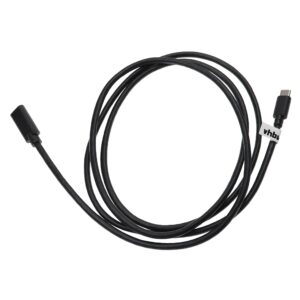 Cabo de Extensão USB-C vhbw para Tablets, Portáteis, Smartphones e PCs - 1,5 m Preto USB 3.1