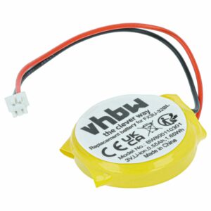 Bateria de Substituição BIOS vhbw para Mitsubishi GT11-50BAT, FX3U-32BL - 550 mAh 3V Li-Ion