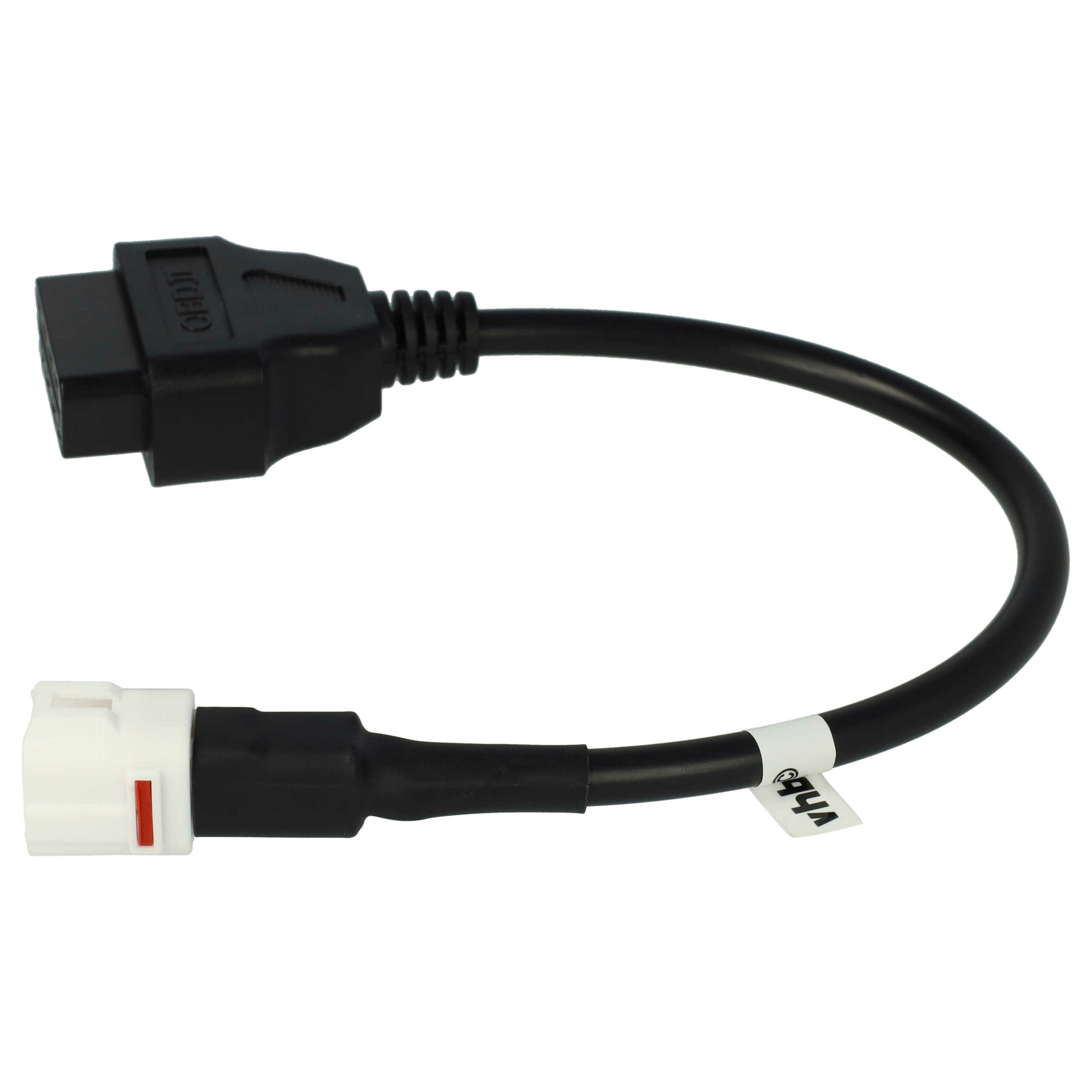 Adaptador OBD2 4 pinos para OBD2 16 pinos - Suzuki, Yamaha FJR1300 (2016-2019) Motos e Scooters vhbw - Image 3